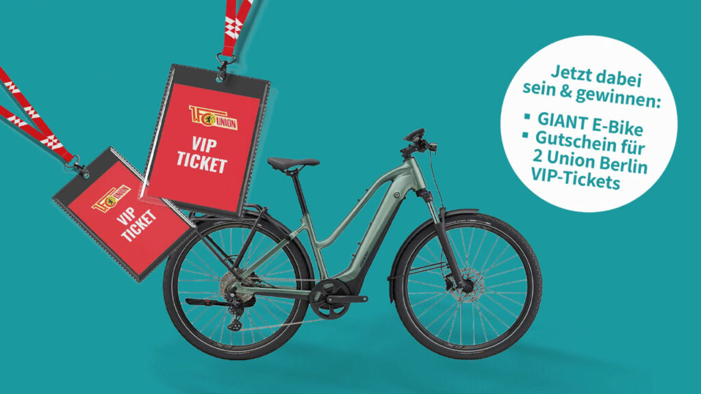 GIANT Ebike und Union Berlin VIP-Tickets gewinnen