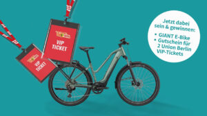 GIANT Ebike und Union Berlin VIP-Tickets gewinnen