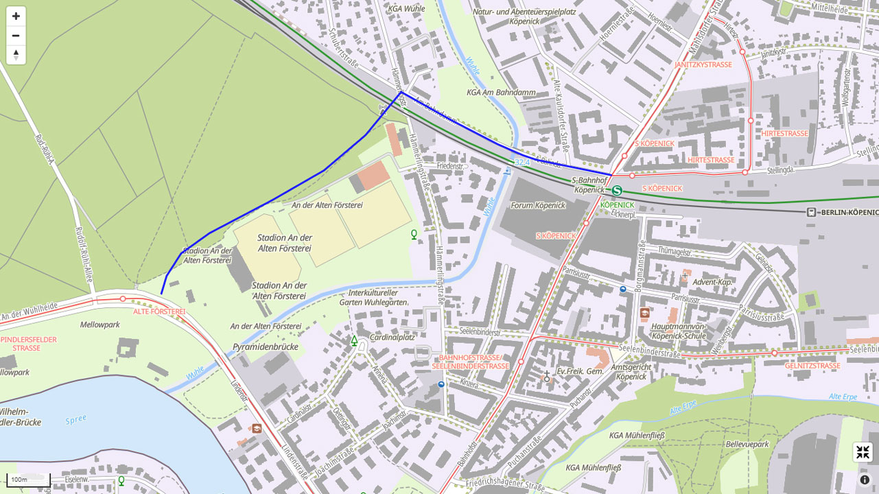 Westumfahrung Map Geoportal Berlin
